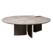 Contemporary Antinomia Dining Table by Emmemobili with sculptural base | Casa Design Group