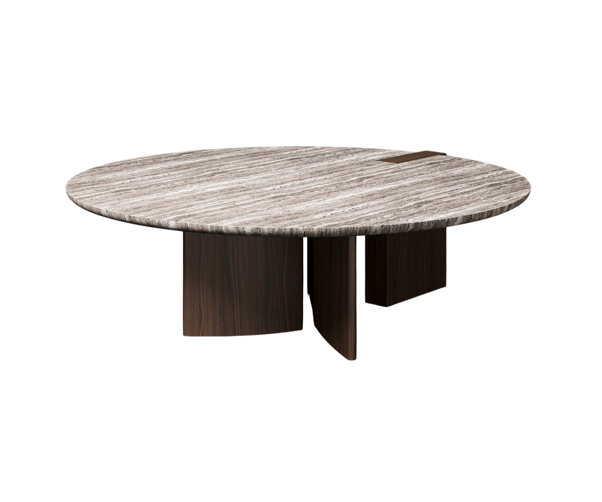 Contemporary Antinomia Dining Table by Emmemobili with sculptural base | Casa Design Group