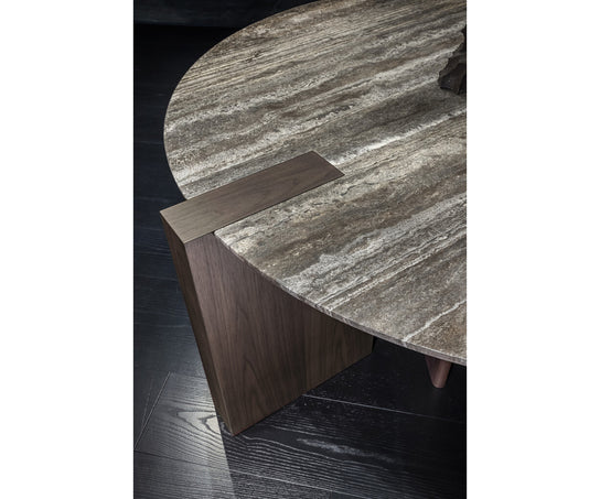 Contemporary Antinomia Dining Table by Emmemobili with sculptural base | Casa Design Group