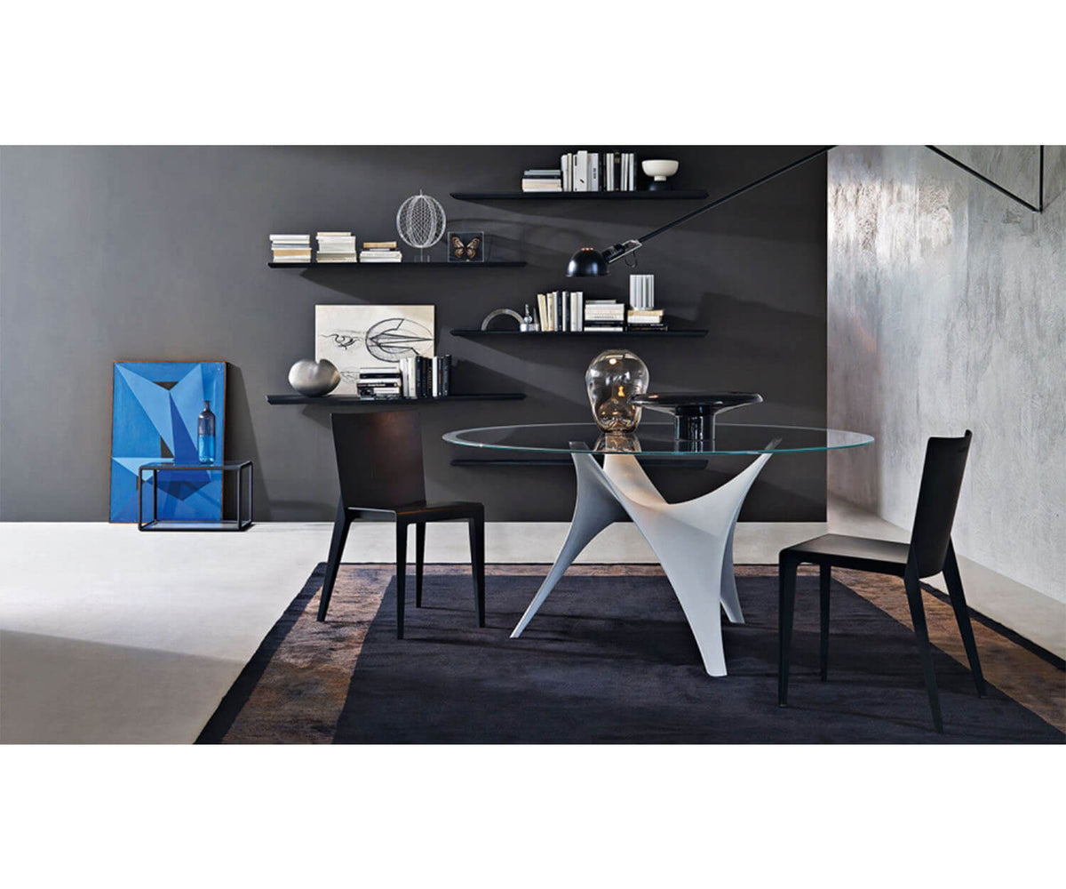 High End Arc Round Dining Table by Molteni&amp;C Casa Design