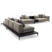 Taylor Modular Sofa by Frigerio featuring architectural lines, tailored detailing, and flexible modular configurations | Casa Design Group