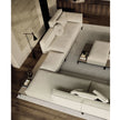 Taylor Modular Sofa by Frigerio featuring architectural lines, tailored detailing, and flexible modular configurations | Casa Design Group