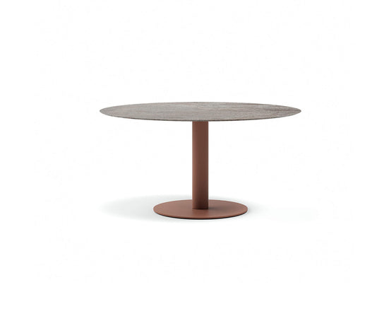 Modern Round Arena Outdoor Dining Table Casa Design Group