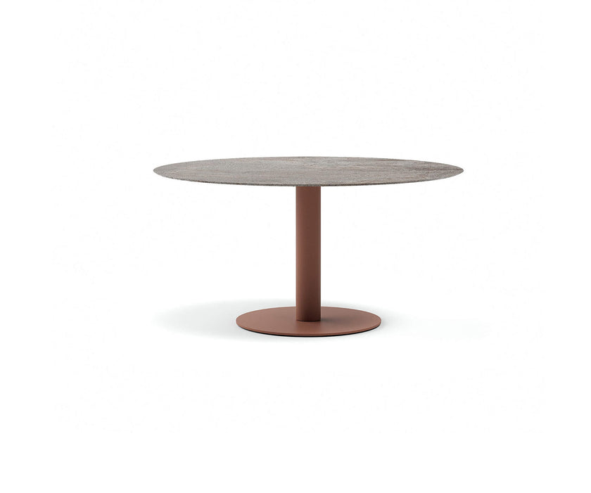 Modern Round Arena Outdoor Dining Table Casa Design Group