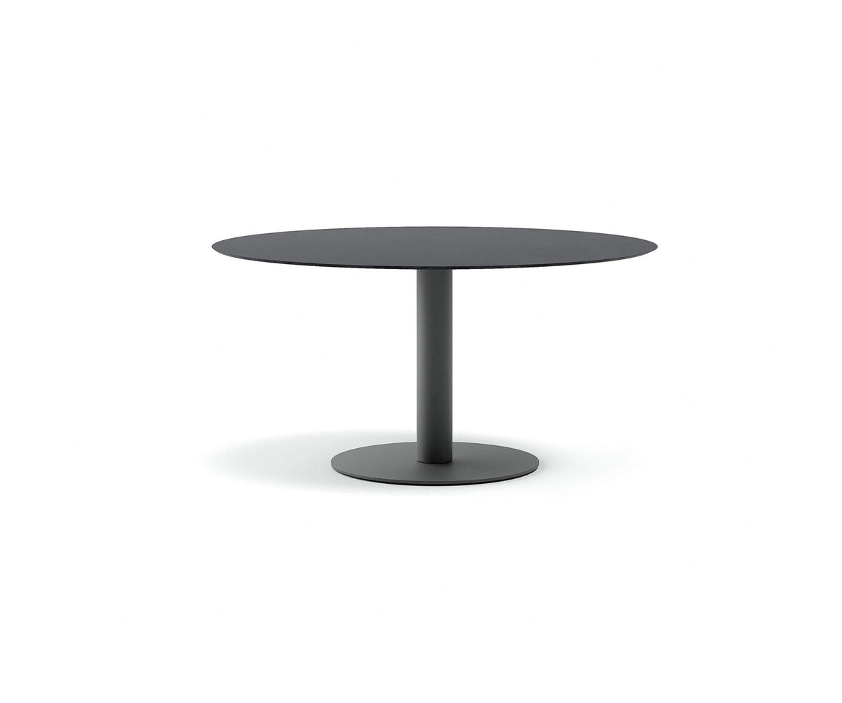 Modern Round Arena Outdoor Dining Table Casa Design Group