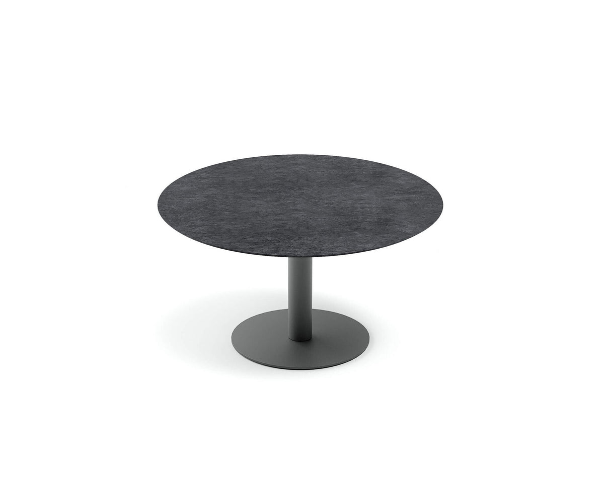 Modern Round Arena Outdoor Dining Table Casa Design Group