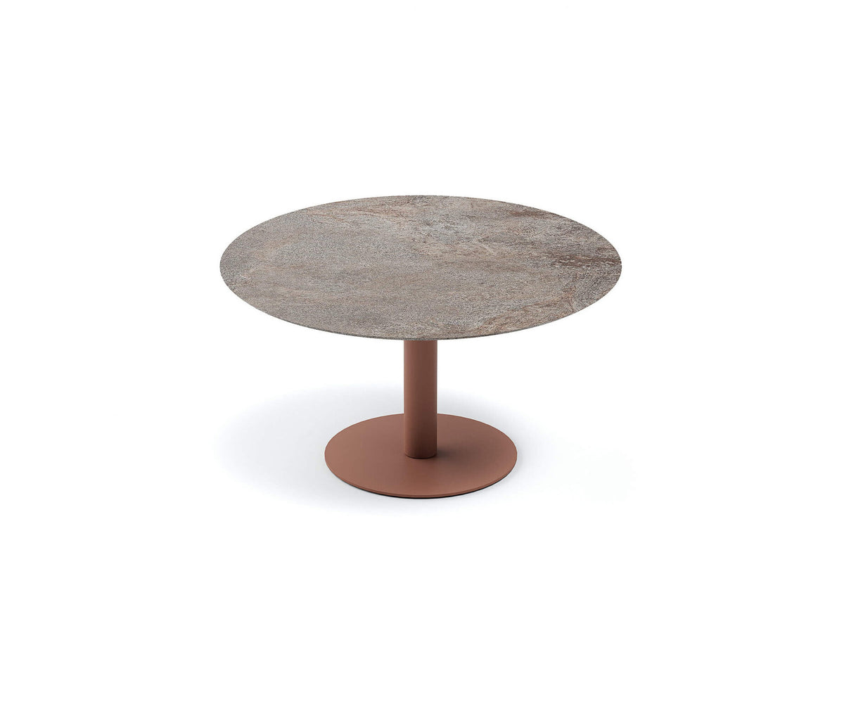 Modern Round Arena Outdoor Dining Table Casa Design Group