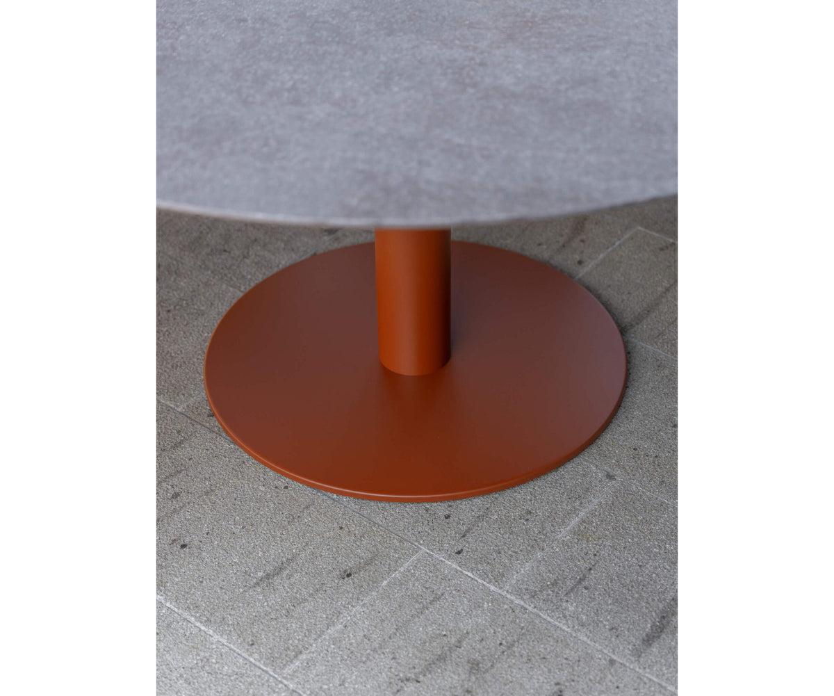 Modern Round Arena Outdoor Dining Table Casa Design Group