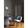 Aretha 3400 table by Bross with central column base in stone or ashwood and ceramic or wood top Casa Design Group