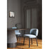 Aretha 3400 table by Bross with central column base in stone or ashwood and ceramic or wood top Casa Design Group