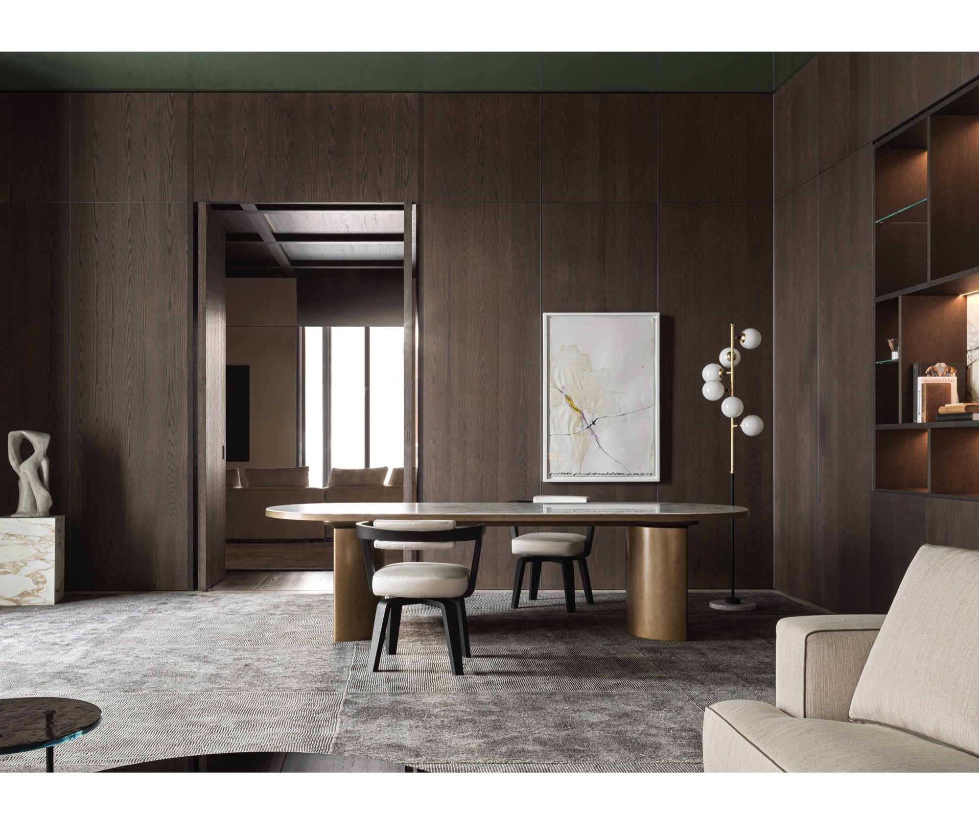 High End Arial Boiserie and Door System by Molteni&C Casa Design Group