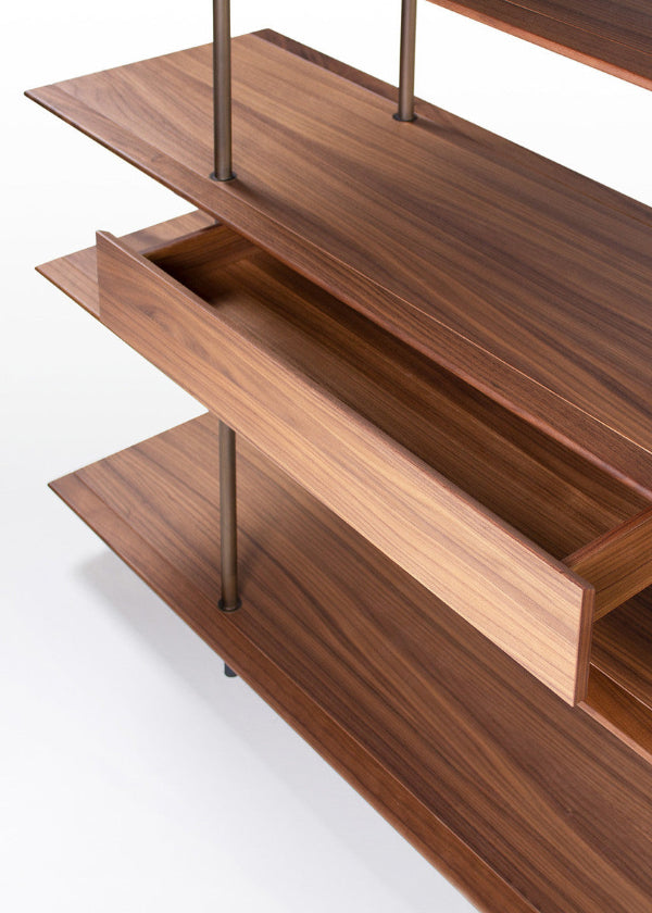 High End Arial Bookshelves by Potocco Casa Design Group