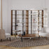 Aristo XL .24 Coffee Table by Capital with a round solid wood top and metallic base.