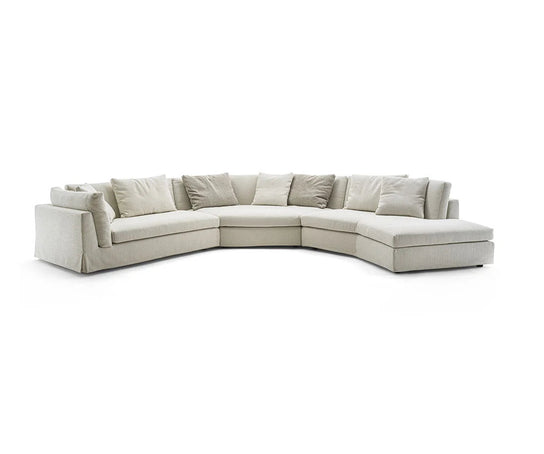 Arnè Sectional Sofa by Frigerio modular designer sectional sofa with deep seating and contemporary Italian design | Casa Design Group