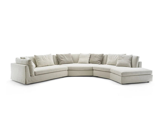 Arnè Sectional Sofa by Frigerio modular designer sectional sofa with deep seating and contemporary Italian design | Casa Design Group