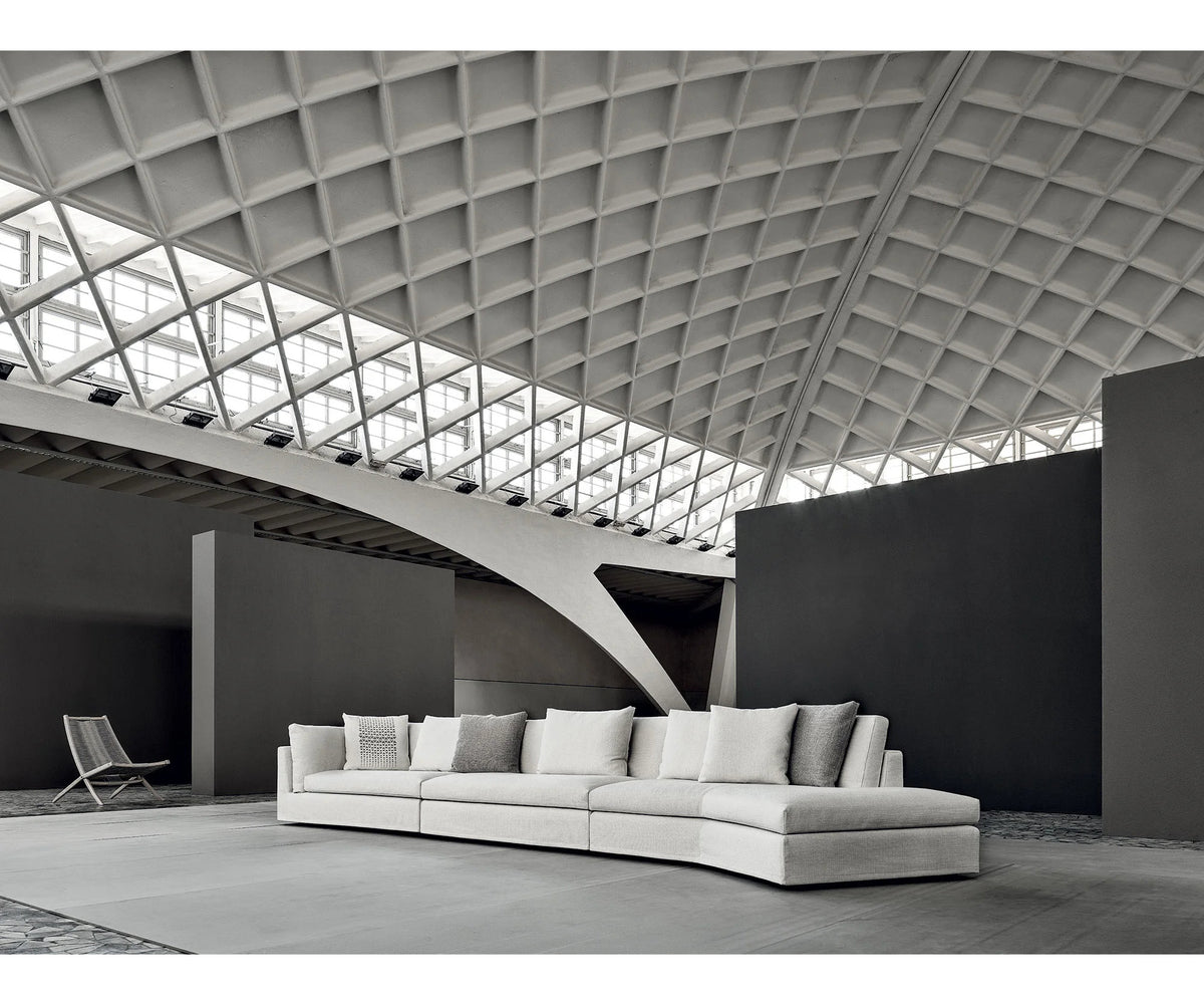 Arnè Sectional Sofa by Frigerio modular designer sectional sofa with deep seating and contemporary Italian design | Casa Design Group