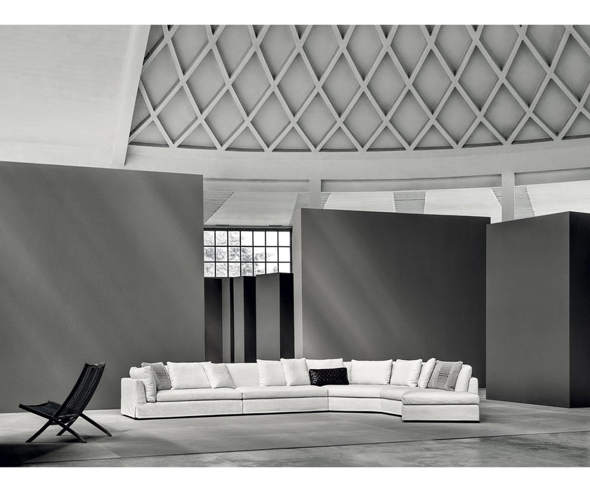 Arnè Sectional Sofa by Frigerio modular designer sectional sofa with deep seating and contemporary Italian design | Casa Design Group