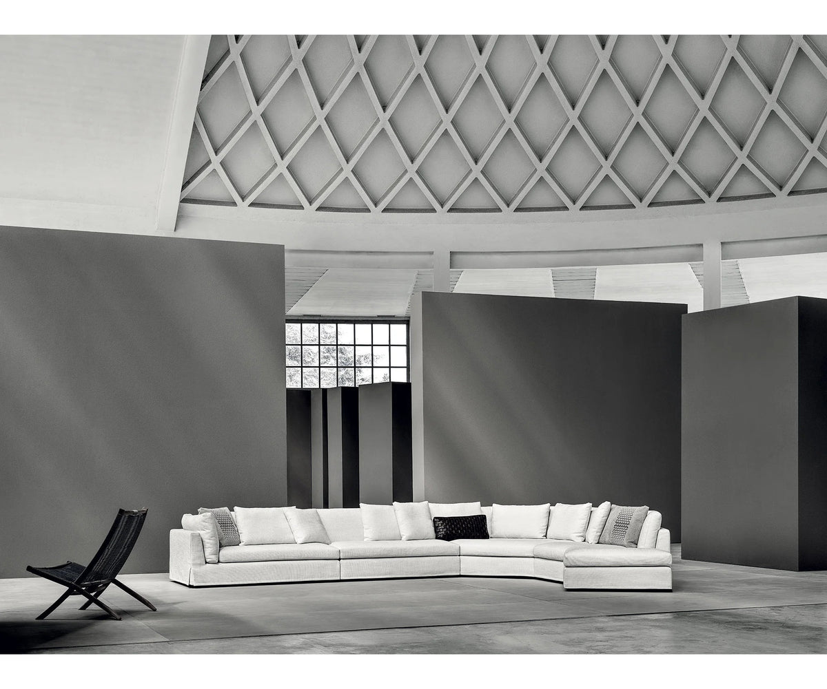 Arnè Sectional Sofa by Frigerio modular designer sectional sofa with deep seating and contemporary Italian design | Casa Design Group