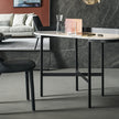 Asia elegant modern vanity with mirror by Gino Carollo for Bonaldo | Casa Design Group