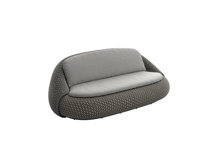 Modern Outdoor Lounge – Dedon Atolo 2-Seater Sofa in Textured Fiber Weave | Casa Design Group