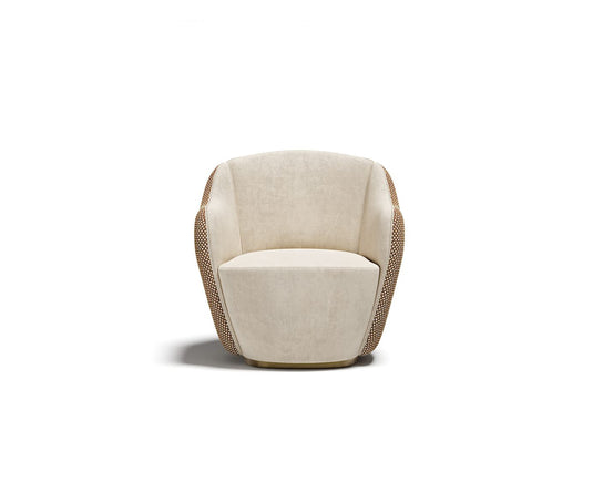 Audrey M elegant upholstered lounge chair by Capital | Casa Design Group