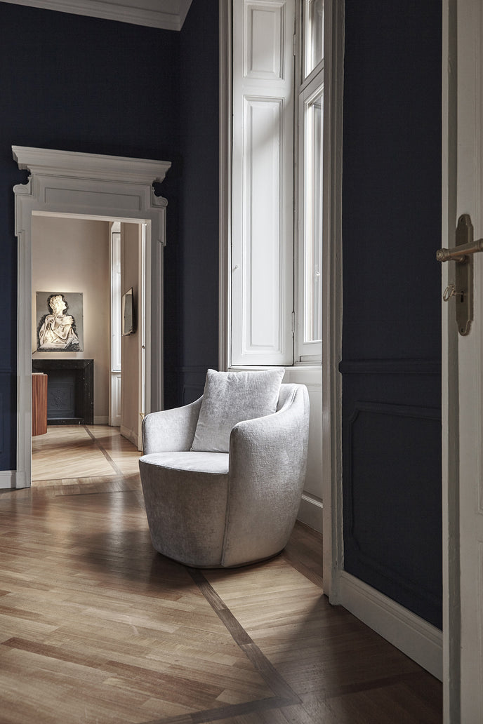 Audrey M elegant upholstered lounge chair by Capital | Casa Design Group