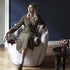 Audrey M elegant upholstered lounge chair by Capital | Casa Design Group