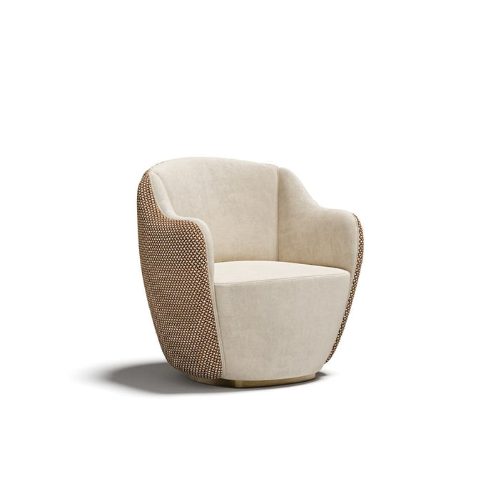 Audrey M elegant upholstered lounge chair by Capital | Casa Design Group
