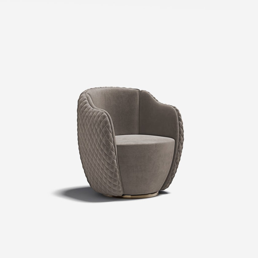 Audrey S elegant upholstered lounge chair by Capital | Casa Design Group