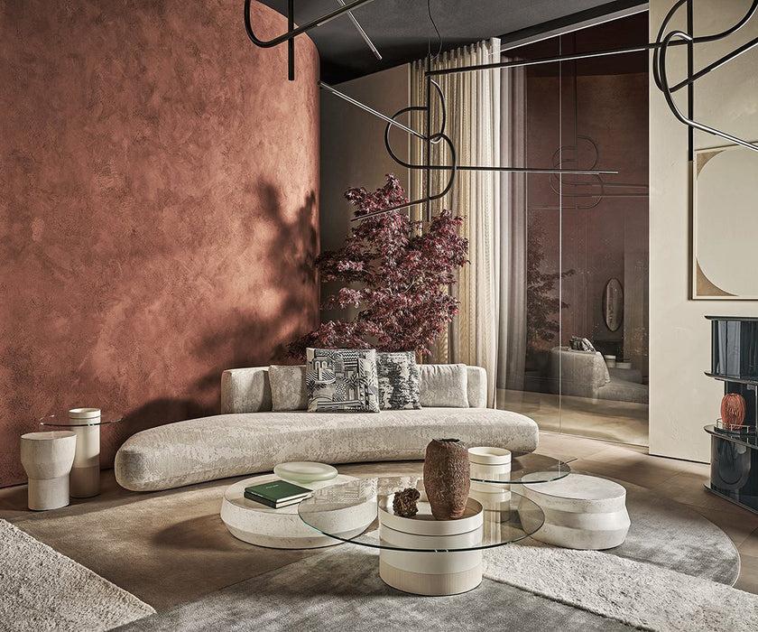 High End Audrey Curved Sofa by Gallotti&Radice Casa Design Group