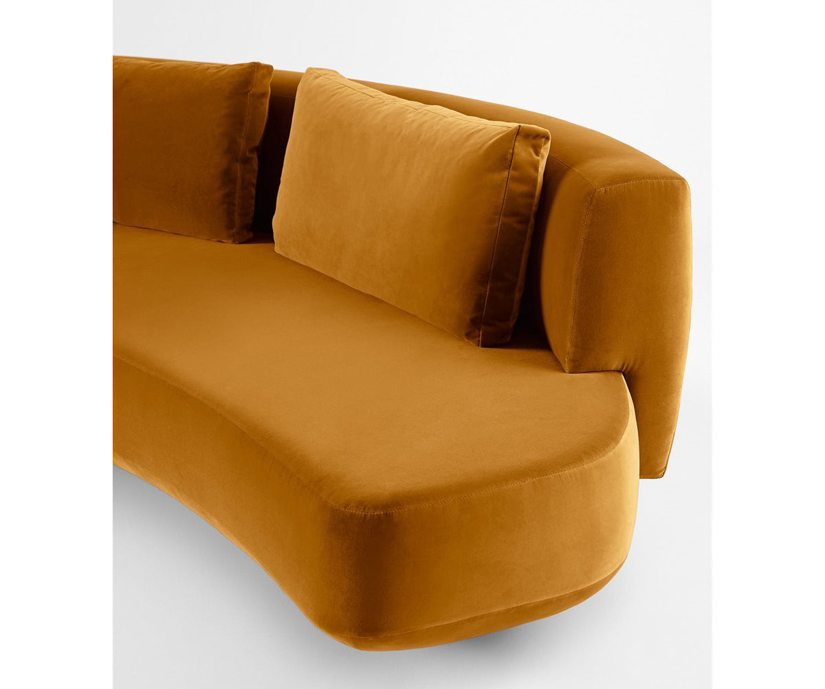 High End Audrey Curved Sofa by Gallotti&amp;Radice Casa Design Group