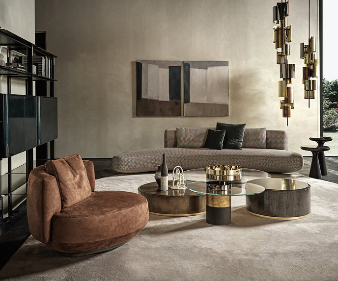 High End Audrey Curved Sofa by Gallotti&Radice Casa Design Group