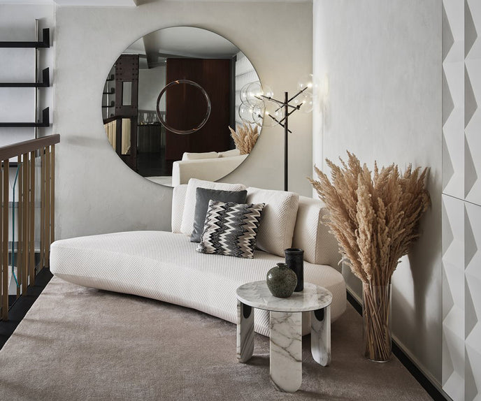 High End Audrey Curved Sofa by Gallotti&Radice Casa Design Group