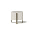 Aurea elegant pouf with metallic base by Capital Creative Lab | Casa Design Group
