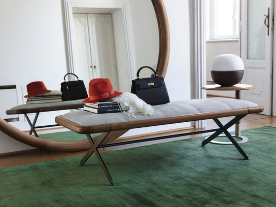High End Axxia Bench by Porada Casa Design Group