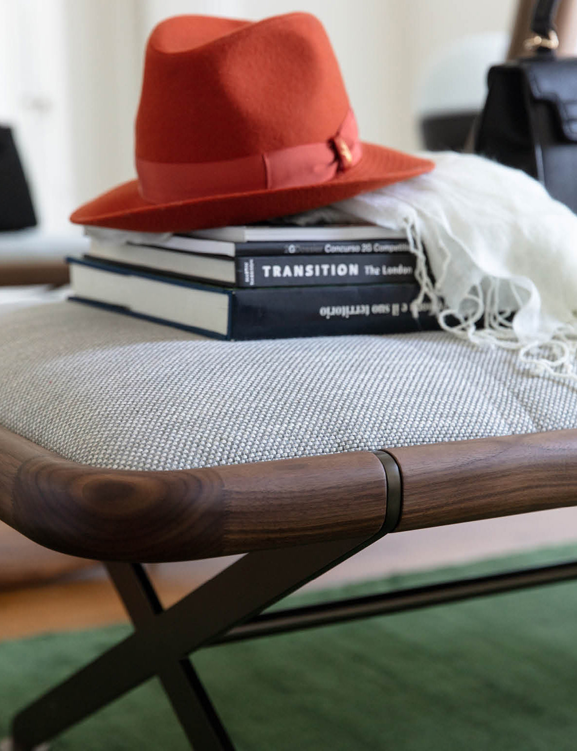 High End Axxia Bench by Porada Casa Design Group