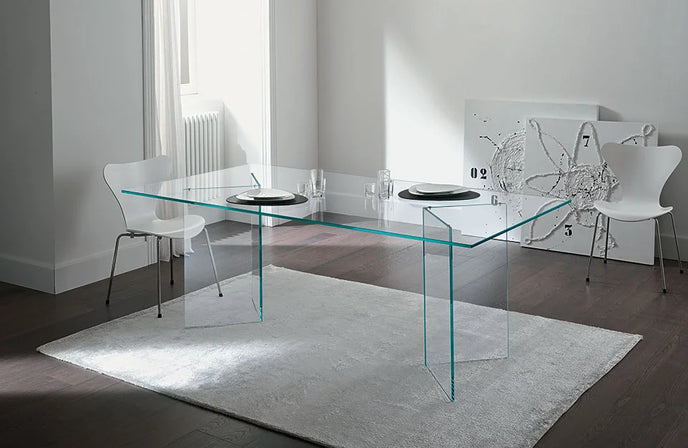 Bacco Glass Dining Table by Tonelli Design | Casa Design Group