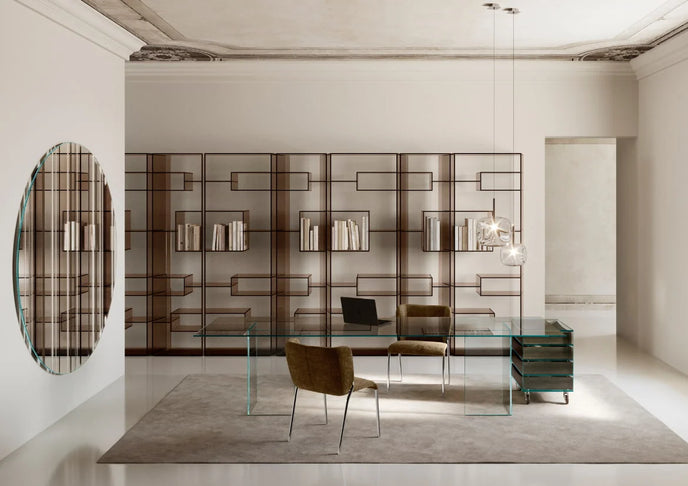 Bacco Glass Dining Table by Tonelli Design | Casa Design Group