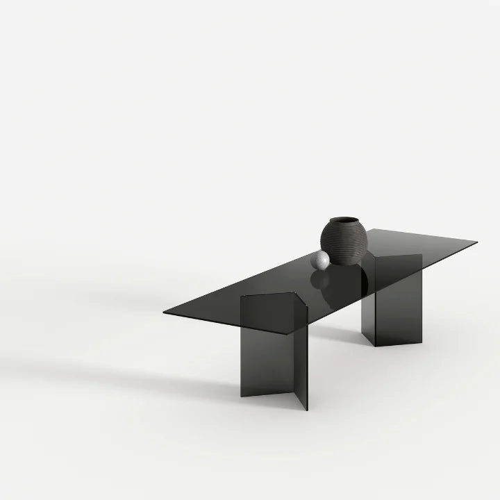 Bacco Glass Dining Table by Tonelli Design | Casa Design Group