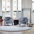Back-Wing Lounge Chair by Cassina designed by Patricia Urquiola with a solid wood frame and upholstered seat.