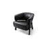 Back-Wing Lounge Chair by Cassina designed by Patricia Urquiola with a solid wood frame and upholstered seat.