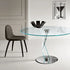 Bakkarat Extra Clear Glass Dining Table by D’Urbino e Lomazzi for Tonelli Design | Casa Design Group