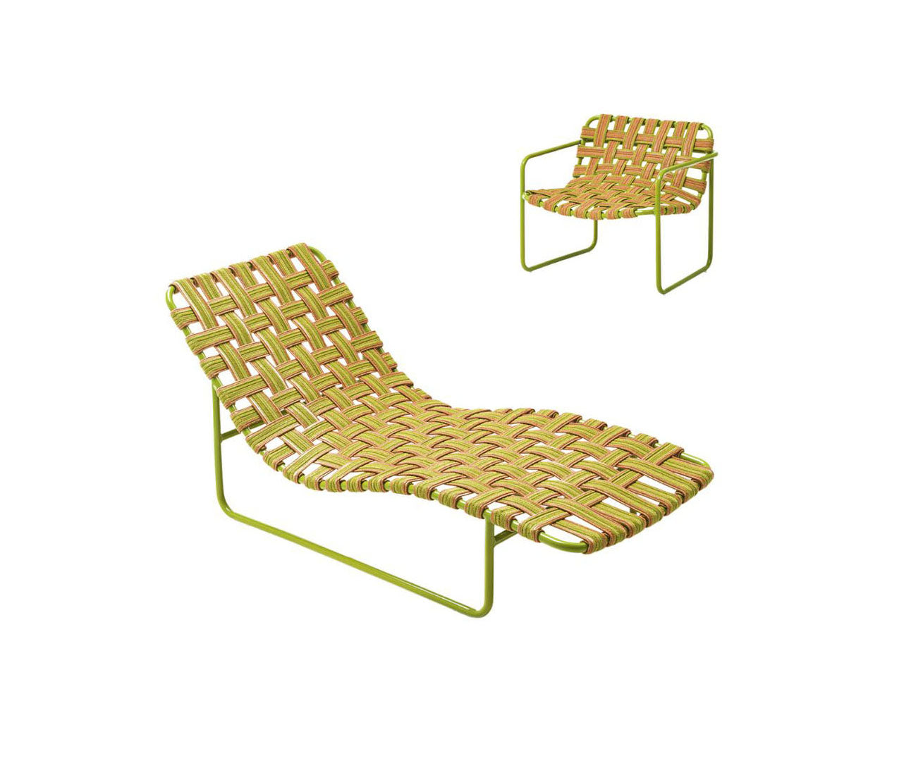 Baleari Outdoor Chaise Lounge with Hand-Woven Upholstery for Chic Outdoor Comfort | Casa Design Group