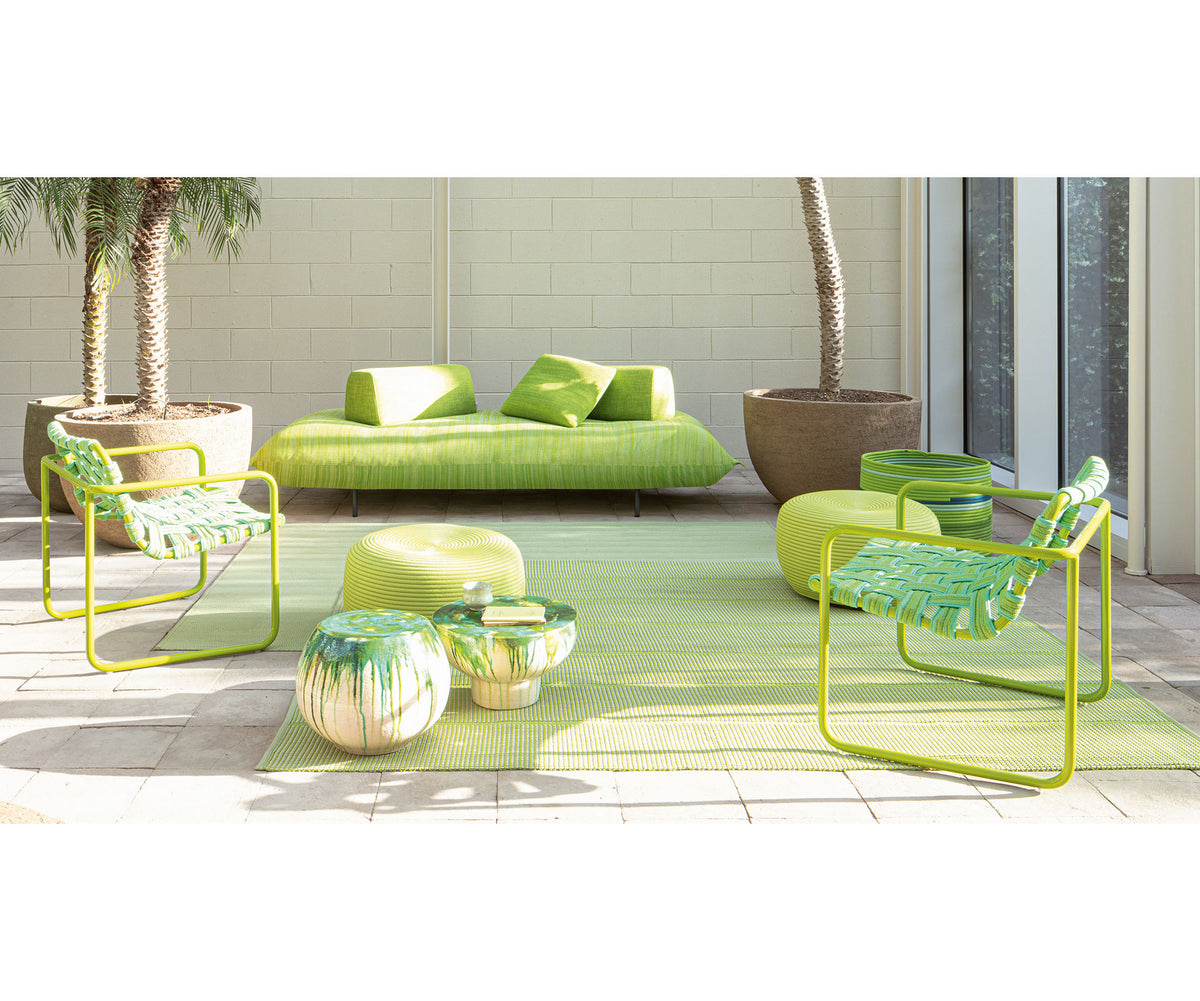 Baleari Outdoor Lounge Chair by Paola Lenti with Hand-Woven Rope Yarn | Casa Design Group