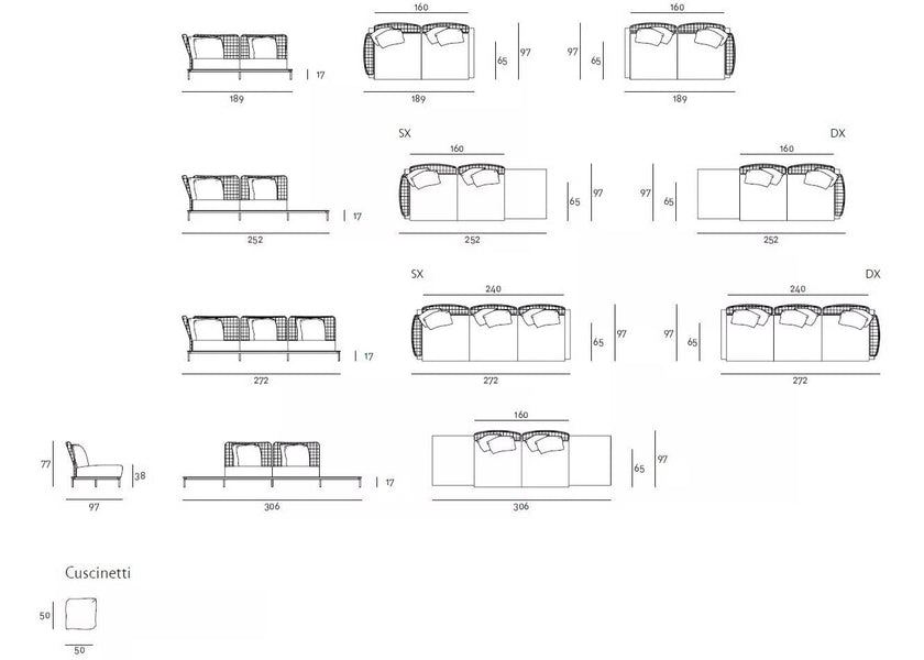 High End Balestro 24 Sofa by Living Divani Casa Design Group