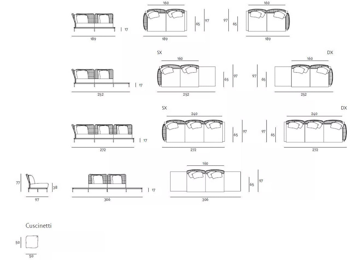 High End Balestro 24 Sofa by Living Divani Casa Design Group