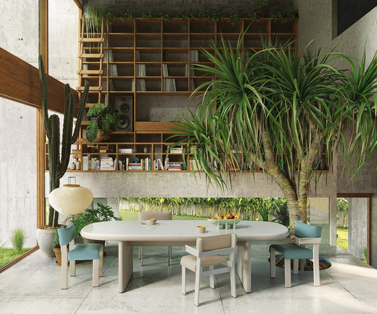 Band Dining Chair by Kettal outdoor chair in aluminum or teak with fabric upholstery Casa Design Group