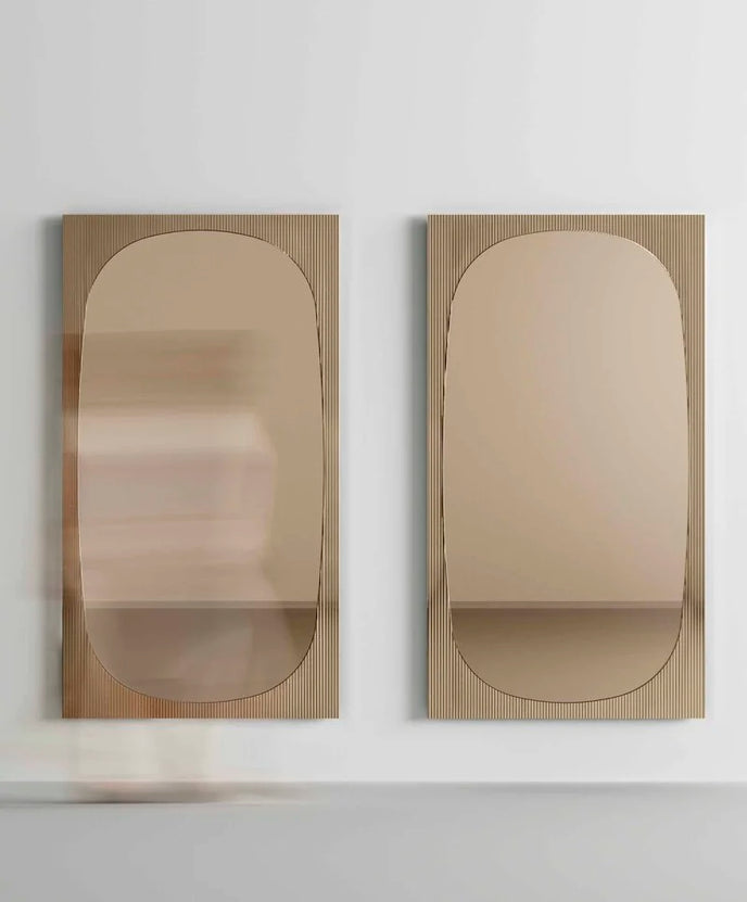 Bands Mirror by Angeletti Ruzza Design for Tonelli Design | Casa Design Group