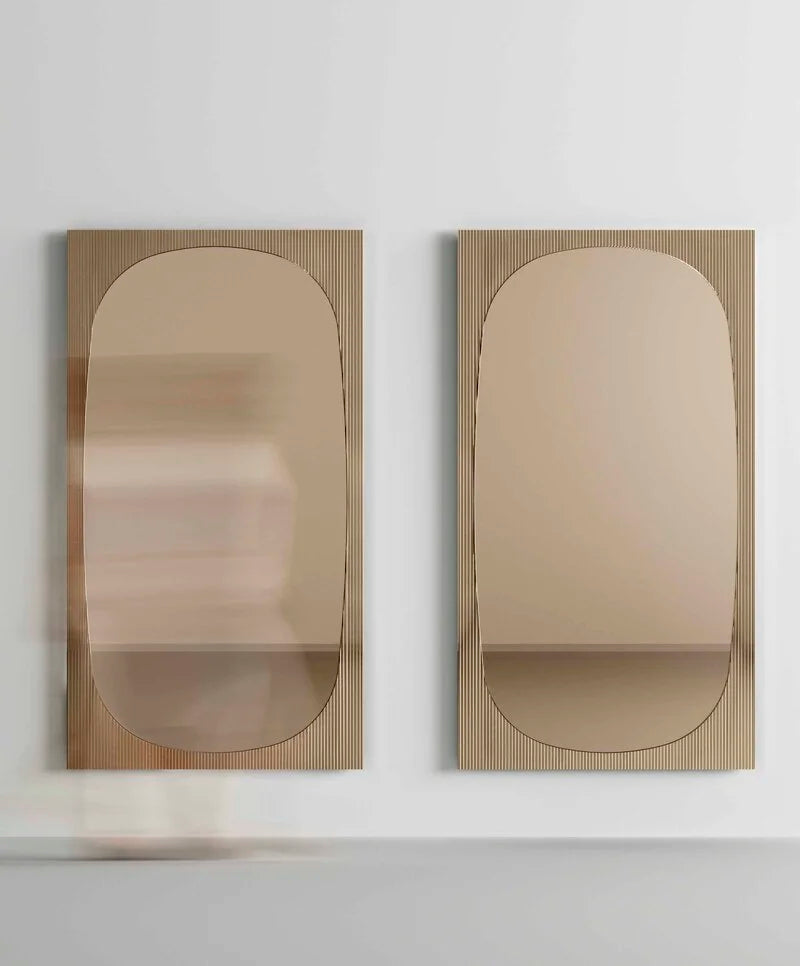 Bands Mirror by Angeletti Ruzza Design for Tonelli Design | Casa Design Group