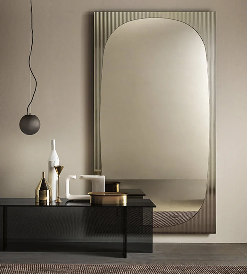 Bands Mirror by Angeletti Ruzza Design for Tonelli Design | Casa Design Group
